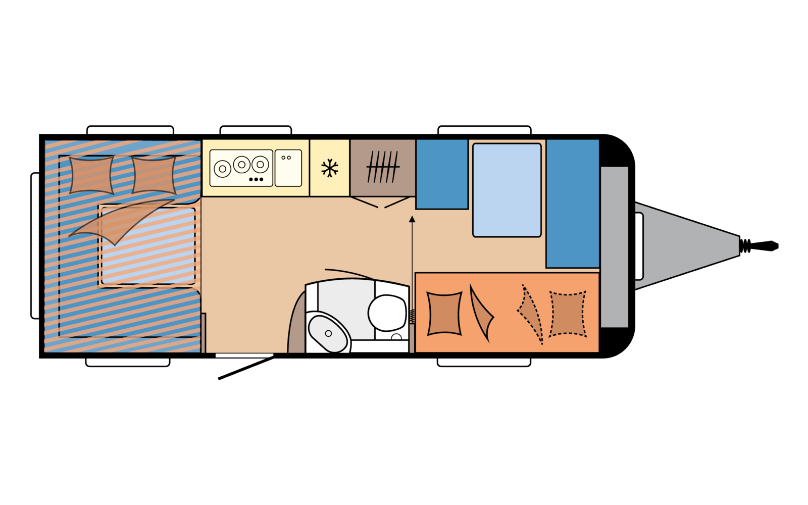 Grundriss deLuxe 515 UHK